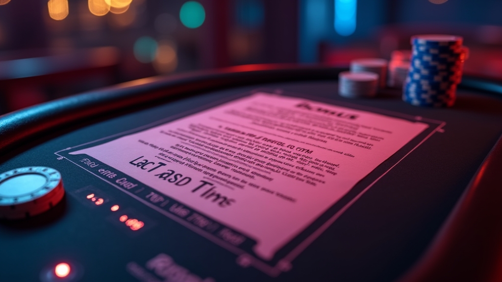 Bonusbendingungen mit Umsatzanforderung und Laufzeit im Casino