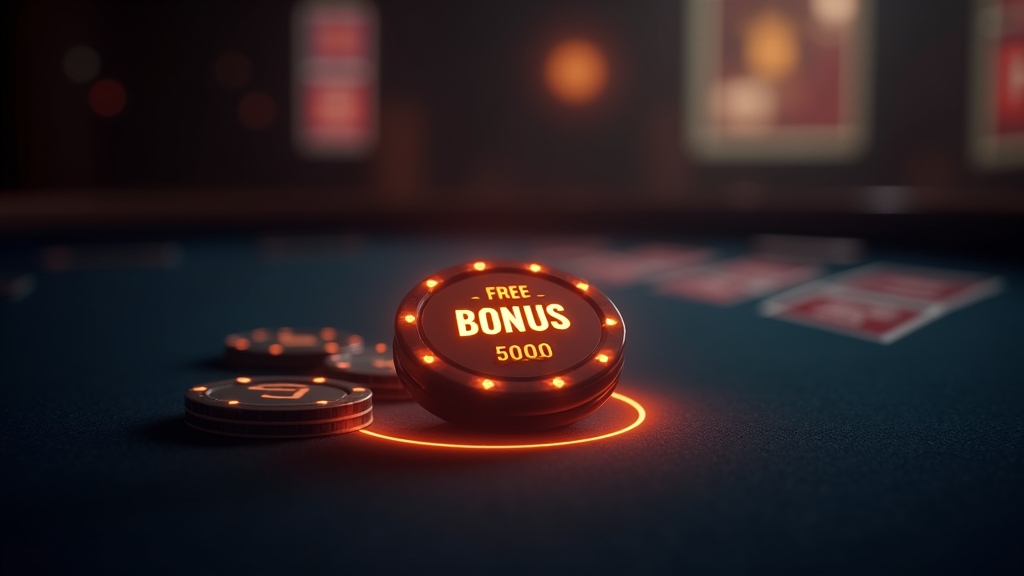 Gratisbonus und Freispiele in dunkler Casino-Atmosphäre